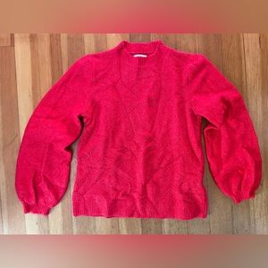 Lucky Brand red sweater, size M